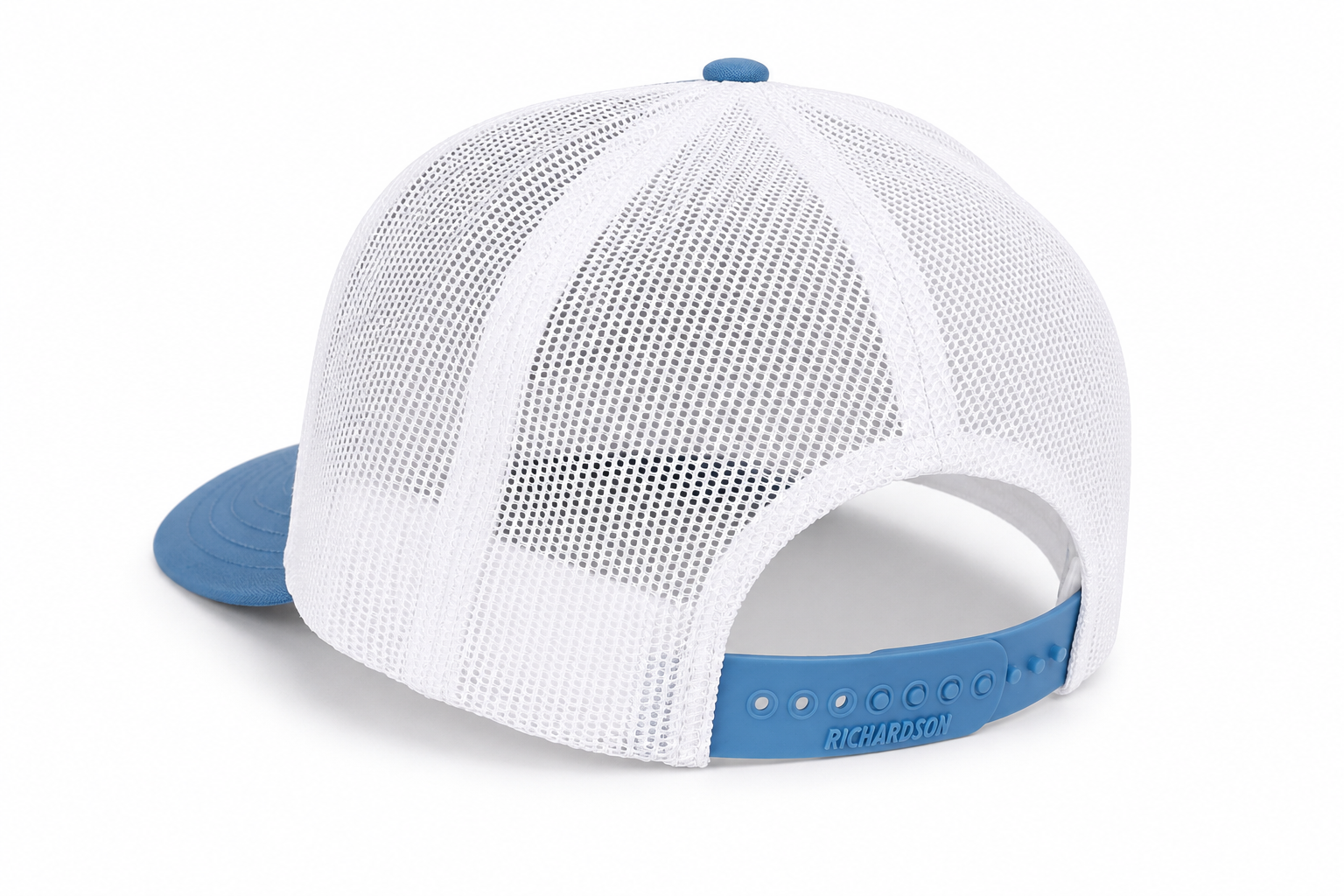 Woven Label Trucker Hat - Blue