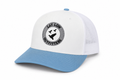 Woven Label Trucker Hat - Blue