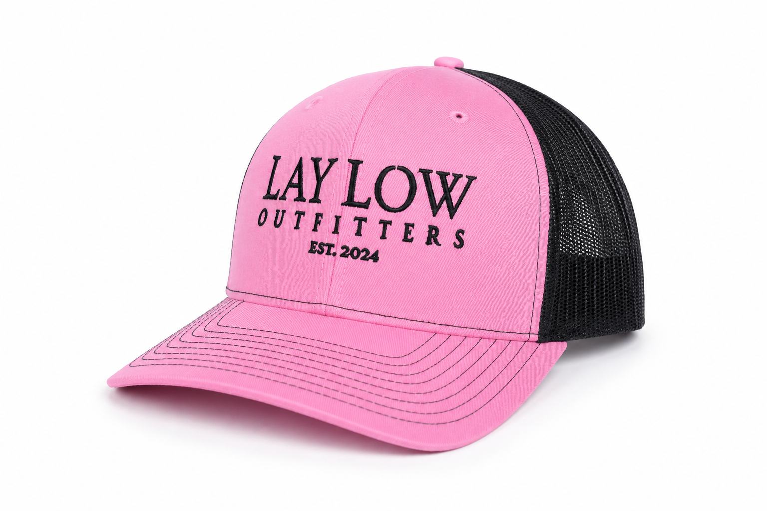 Woven Established Trucker Hat - Pink