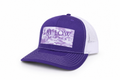 Camo Label Trucker Hat - Purple