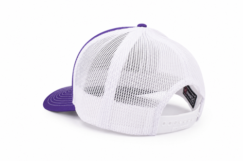 Camo Label Trucker Hat - Purple